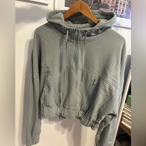 Popflex by Blogilates Cropped Quarter Zip Hoodie